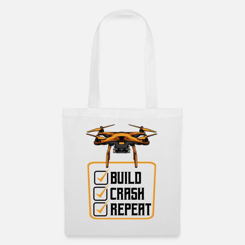 drones - Sac en tissu - blanc