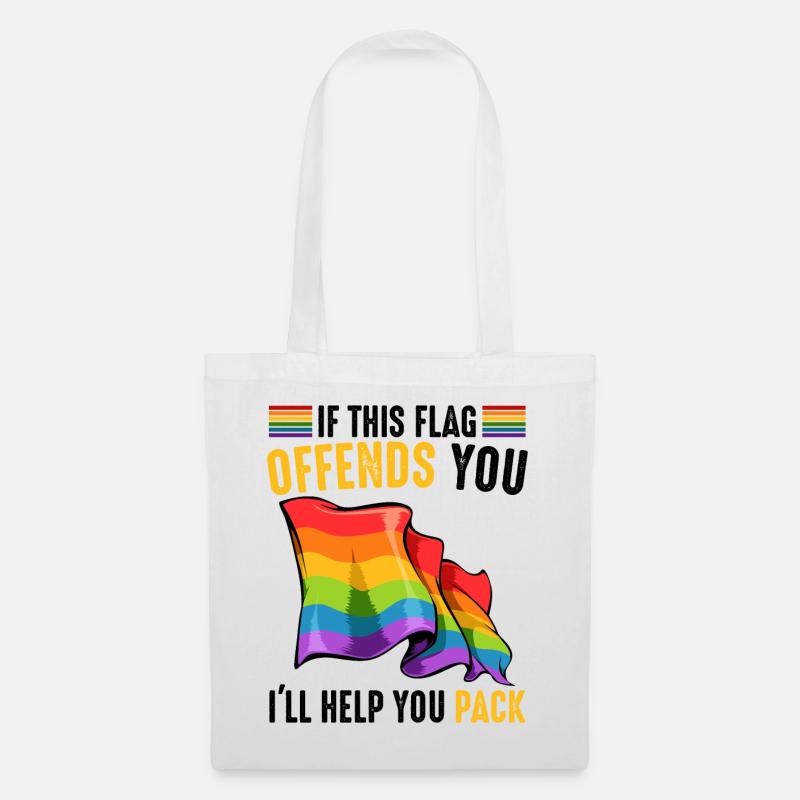LGBT - Stoffbeutel - Weiß