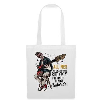 All Men Rock Bass Hero - Sac en tissu - blanc - Devant