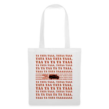 Famous TV series of the 80s - Team A with Van - Tote Bag - white - Front