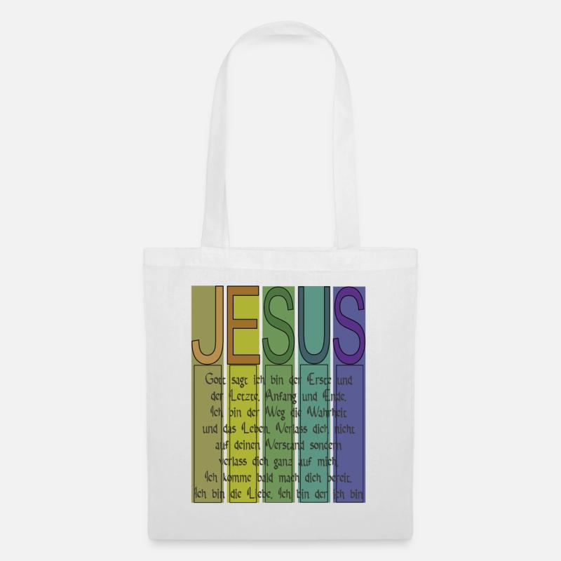 Jesus ich bin der ich bin - Stoffbeutel - Weiß