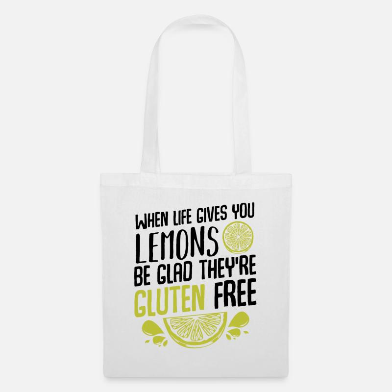 Fruit de citron - Sac en tissu - blanc