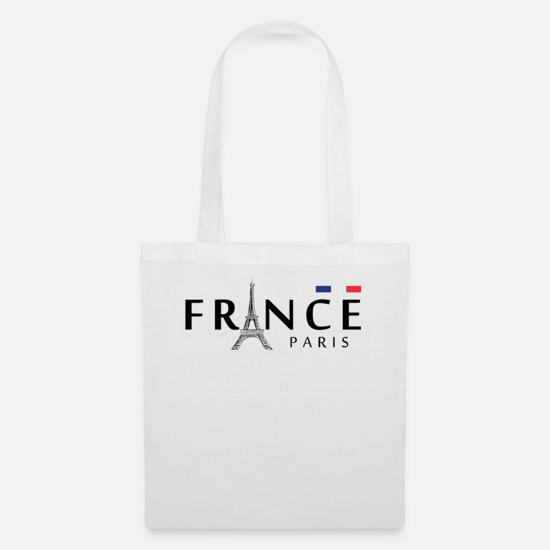 FRANKREICH PARIS - Stoffbeutel - Weiß