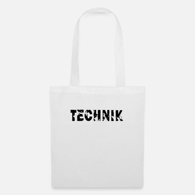 Technik Hausmeister - Stoffbeutel - Weiß