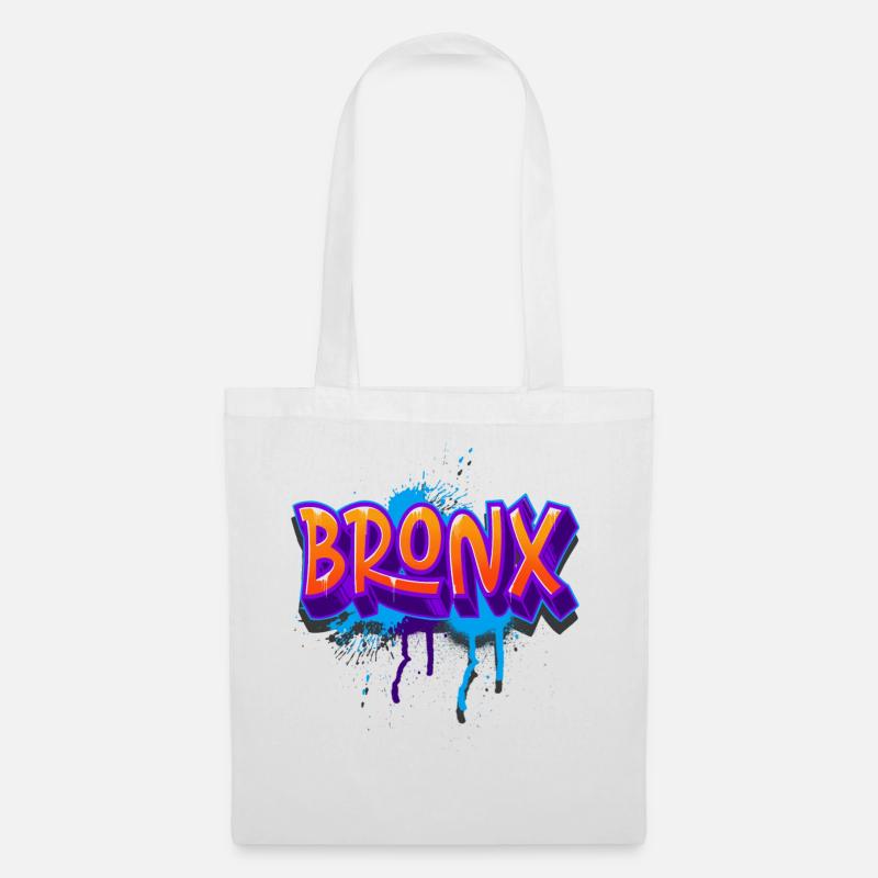 Bronx Graffiti - Stoffbeutel - Weiß