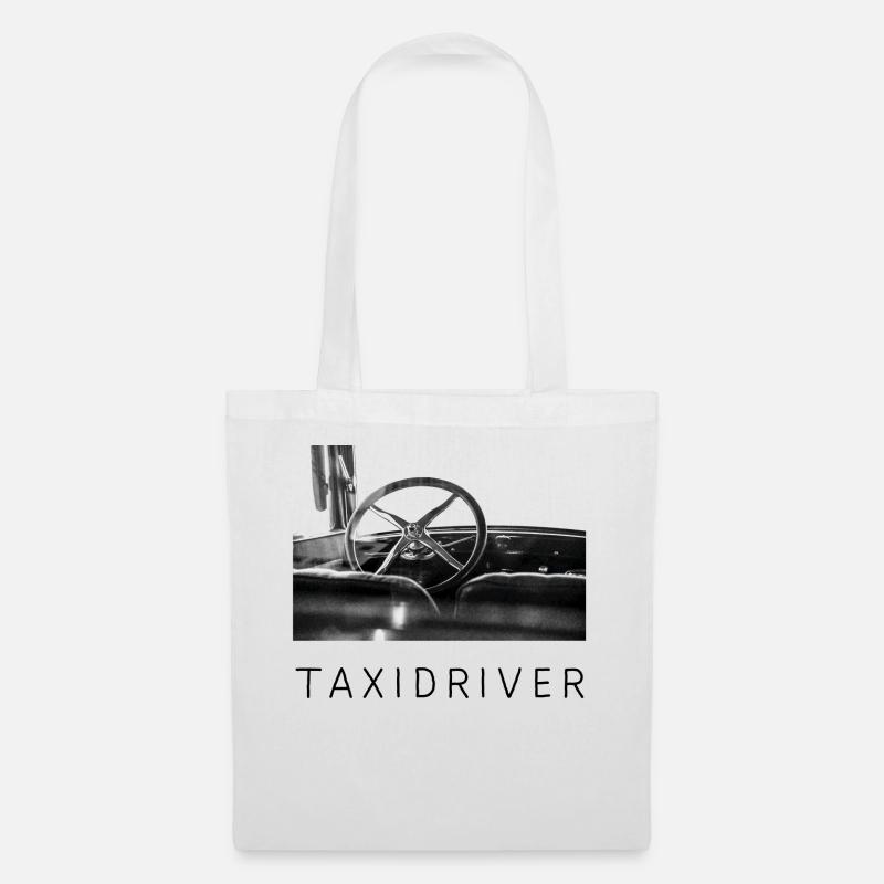 Taxidriver - Stoffbeutel - Weiß