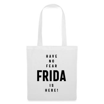 Frida Personalized Name Birthday Gift - Tote Bag - white - Front