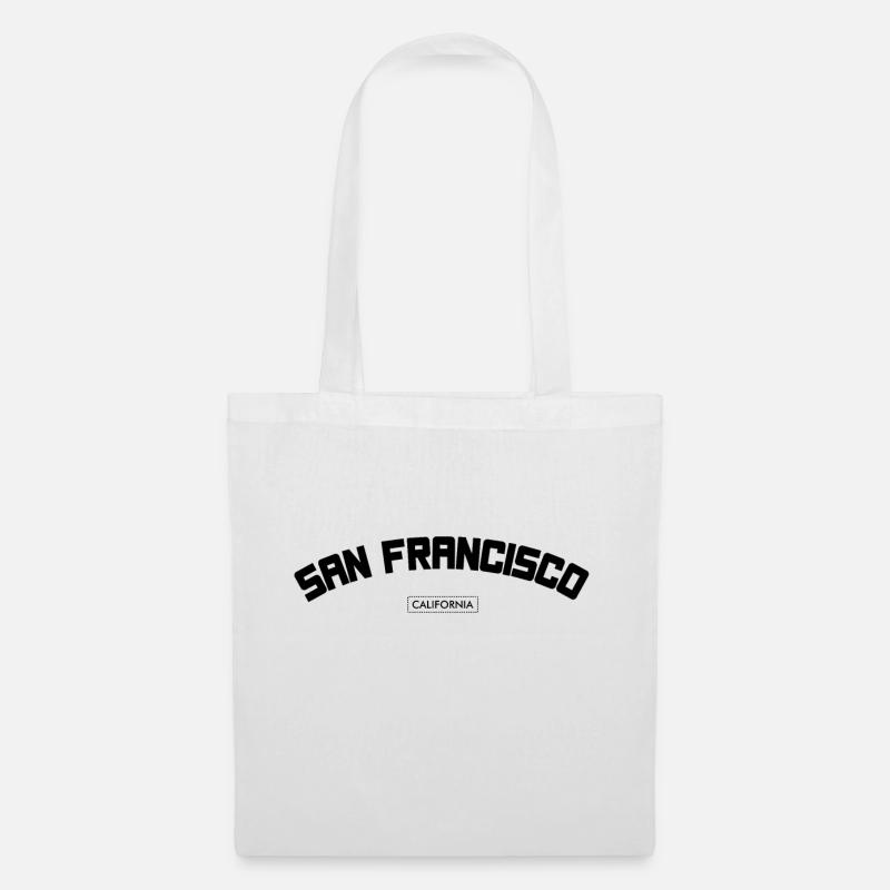 San Francisco - Stoffbeutel - Weiß