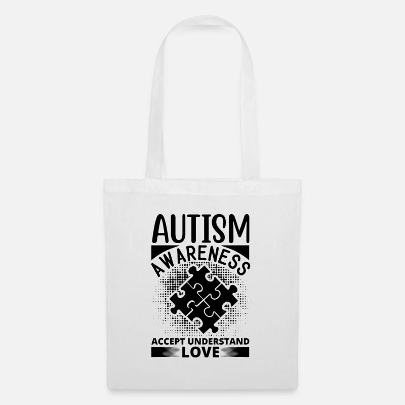 Motif Éclatant Sur Tissu Élégant - Sac en tissu - blanc