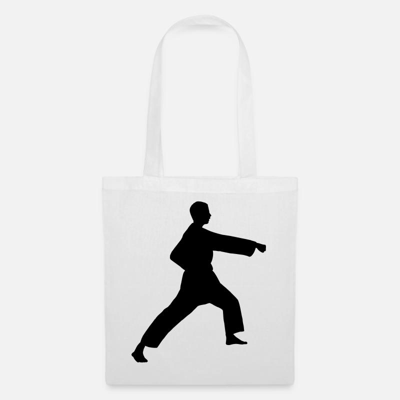 Punch karate or teakwondo punch - Tote Bag - white