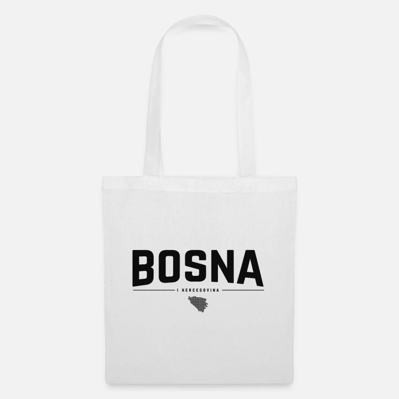 Bosna i Hercegovina - Stoffbeutel - Weiß