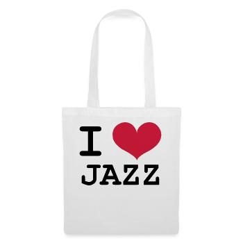 I Love Jazz - Sac en tissu - blanc - Devant