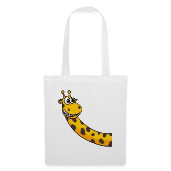 Girafe - Sac en tissu - blanc - Devant