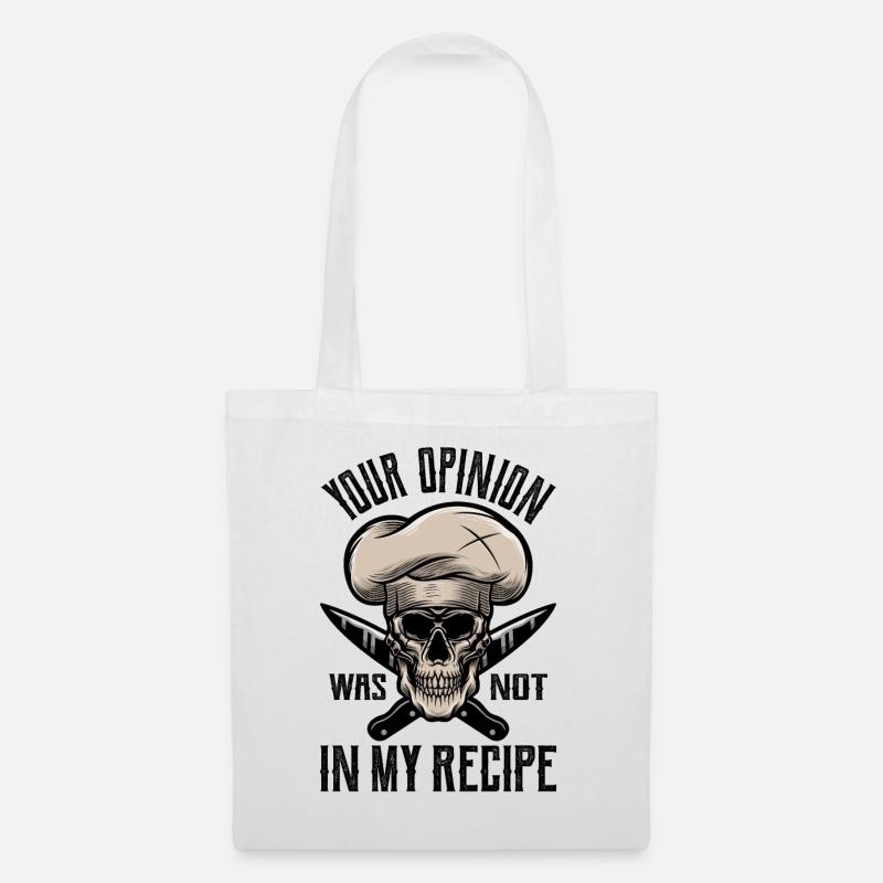 Chef Koch Geschenk Kochen Koch Essen Küchenhilfe - Stoffbeutel - Weiß