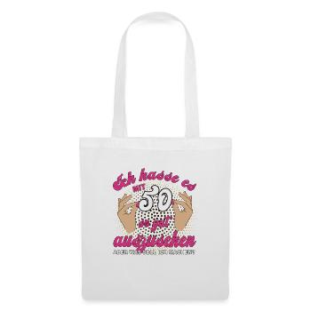 Jahrgang 1976 Vintage 50. Geburtstag Retro Damen - Stoffbeutel - Weiß - Vorne
