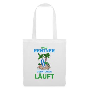 Bald Rentner - Stoffbeutel - Weiß - Vorne