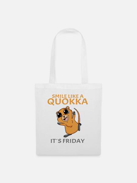 Quokka - Stoffbeutel - Weiß