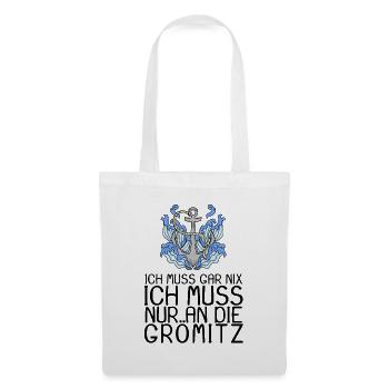 Grömitz - Stoffbeutel - Weiß - Vorne
