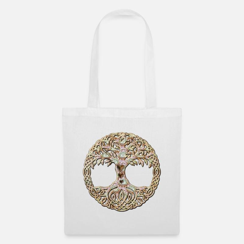 Arbre celtique élégant - Sac en tissu - blanc