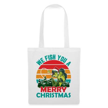 Christmas in July Quote We Fish You - Tote Bag - white - Front