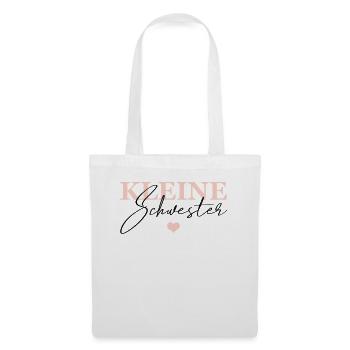 Kleine Schwester - Stoffbeutel - Weiß - Vorne