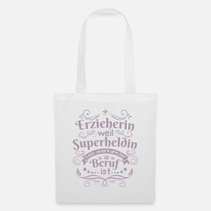 Erzieherin geschenkideen - Stoffbeutel - Weiß
