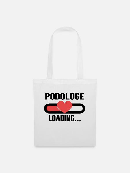 Podologe Loading - Stoffbeutel - Weiß