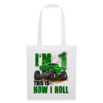 1st Birthday Monster Truck For Boys & Girls 1 Year - Tote Bag - white - Front