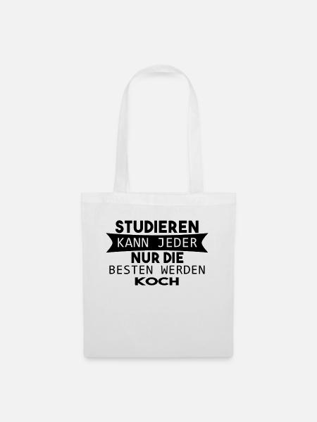 Koch Geschenk - Stoffbeutel - Weiß