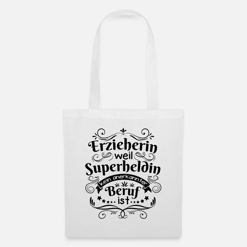 Erzieherin geschenkideen - Stoffbeutel - Weiß