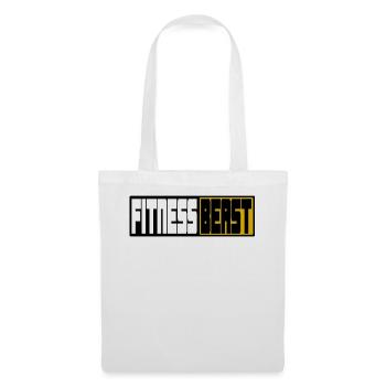 Motif du logo de la Bête du Fitness - Sac en tissu - blanc - Devant