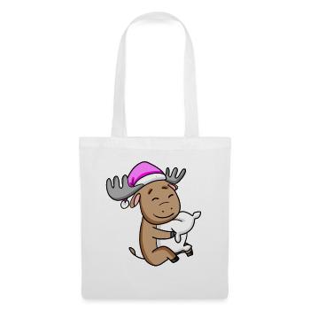 orignal doux avec oreiller et bonnet de couchage - Sac en tissu - blanc - Devant
