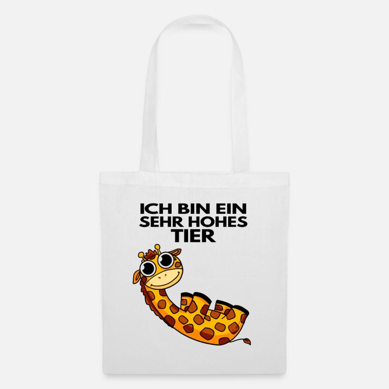 Teamleiter Giraffe Trainer Leitung Chef - Stoffbeutel - Weiß