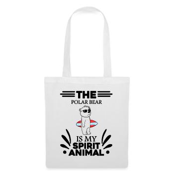 Ours polaire Ours polaire Ours polaire - Sac en tissu - blanc - Devant