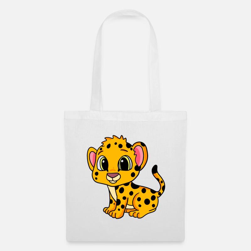 Guépard - Sac en tissu - blanc