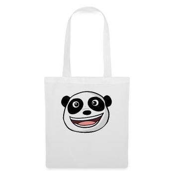 Panda Head - Tote Bag - white - Front