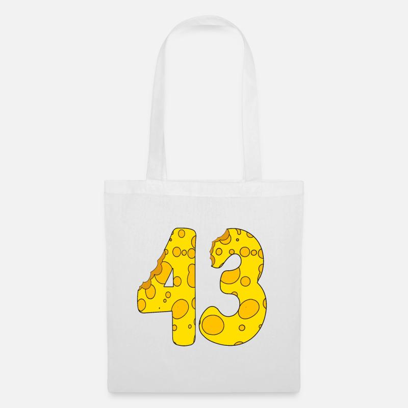 43 Jahre alt - 43. Geburtstag Geschenk - 1943 - Stoffbeutel - Weiß
