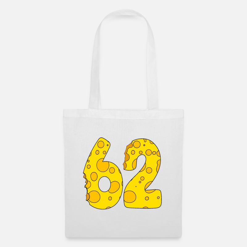 62 Jahre alt - 62. Geburtstag Geschenk - 1962 - Stoffbeutel - Weiß