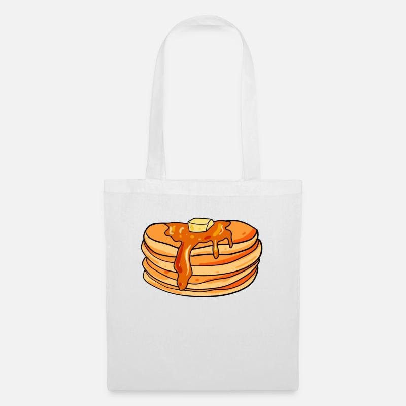 Pancake Pancakes - Stoffbeutel - Weiß
