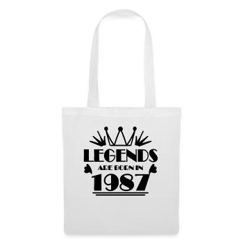 1987 - Born 1987 - Tote Bag - white - Front