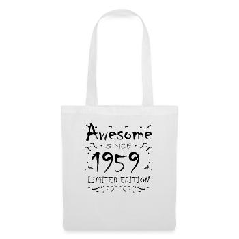 1959 - Jahrgang 1959 - Fantastisch seit 1959 - Stoffbeutel - Weiß - Vorne