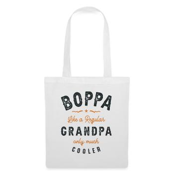 Boppa Like a Regular Grandpa Dad - Tote Bag - white - Front