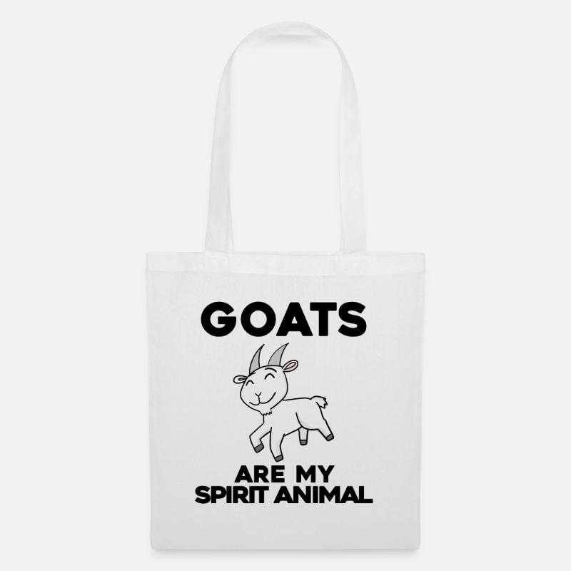 Chèvre Chèvre Chèvre - Sac en tissu - blanc