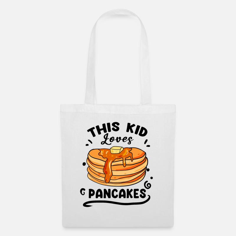 Pancake Liebe - Stoffbeutel - Weiß