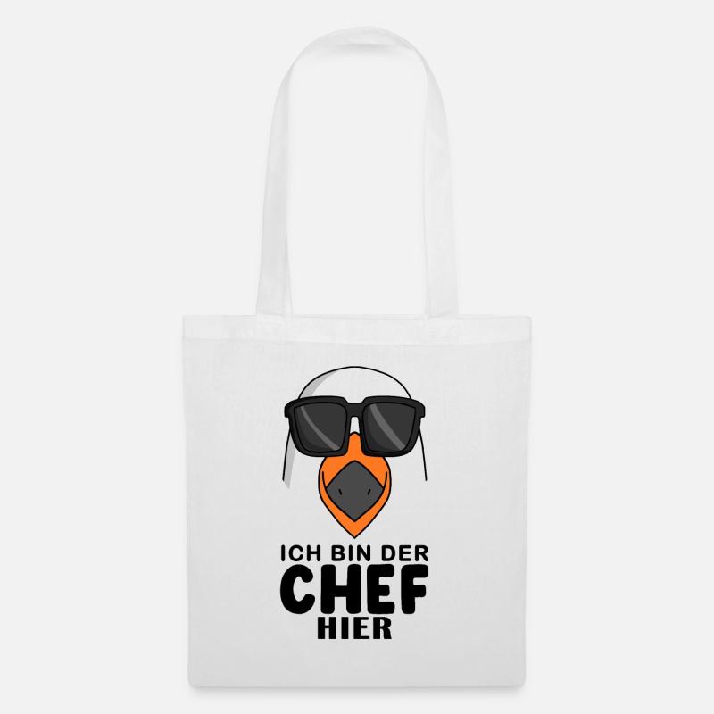 Cool Möwe Chef - Stoffbeutel - Weiß