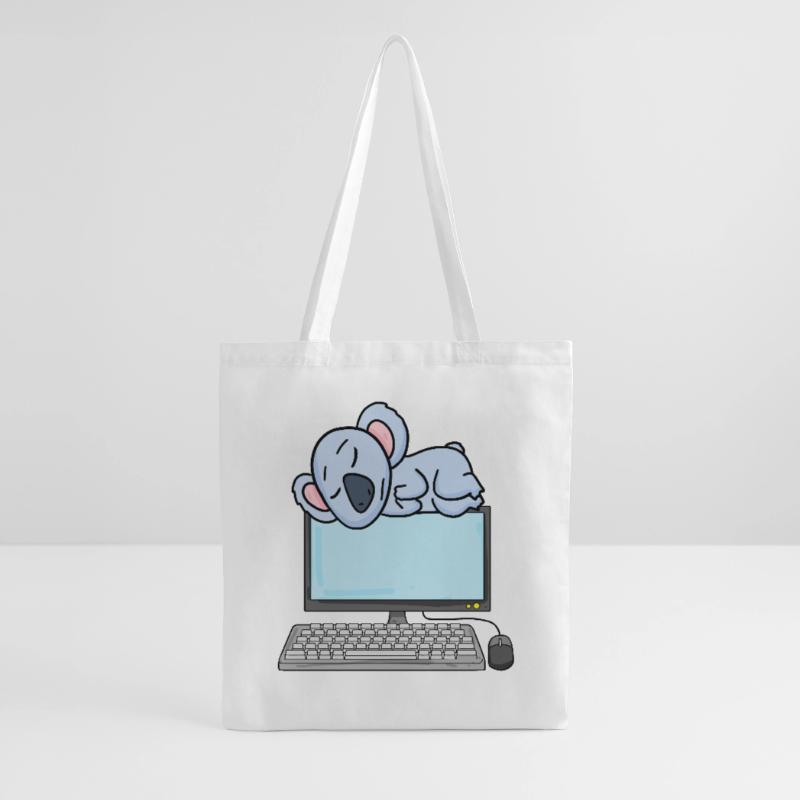 Koala Computer Nerd Programmierer Geschenk Stoffbeutel