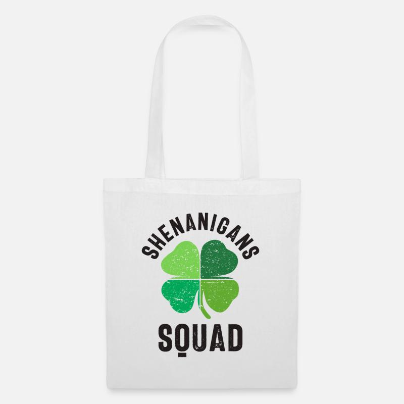 Shenanigans Squad St Patricks Day - Tote Bag - white