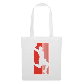 Basketball Basketballer - Stoffbeutel - Weiß - Vorne