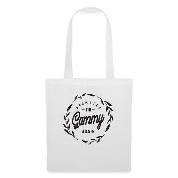 Promu à nouveau à Gammy - Grand-mère - Sac en tissu - blanc - Devant