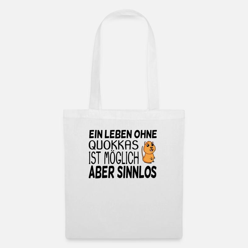 Quokka - Stoffbeutel - Weiß